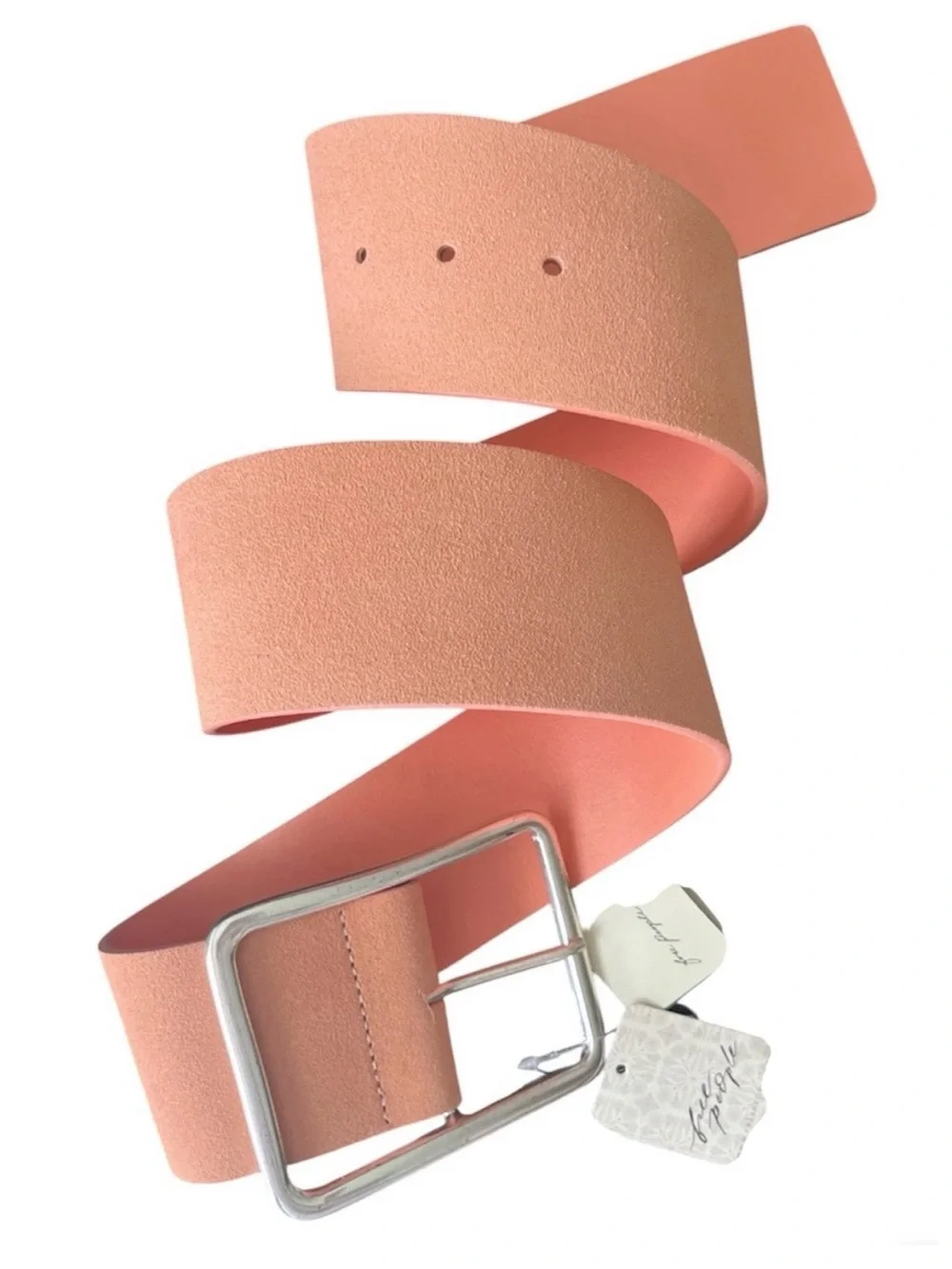 NWT Free People Suede Hex Hip Belt